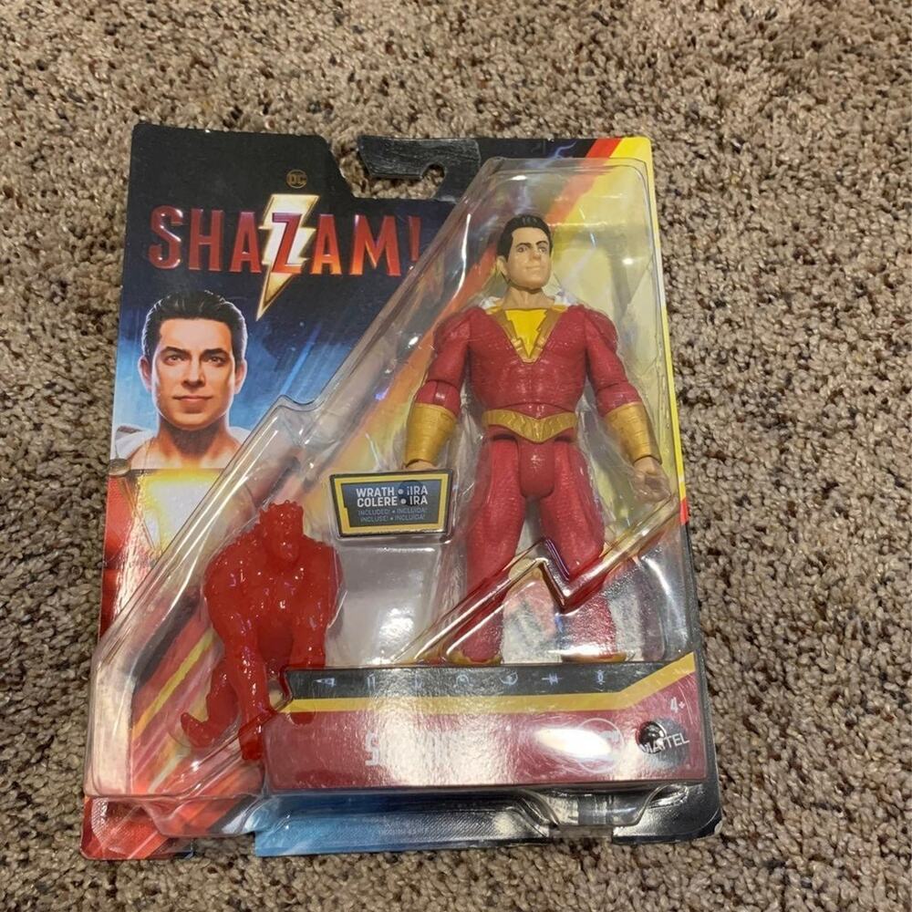 DC Shazam Movie 6” Action Figure Mattel Wrath Aura NIB Sealed Collectible